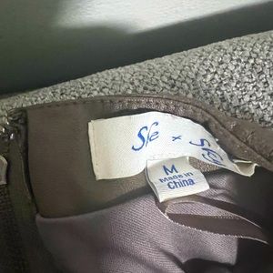 She & sky faux leather skirt super cute!